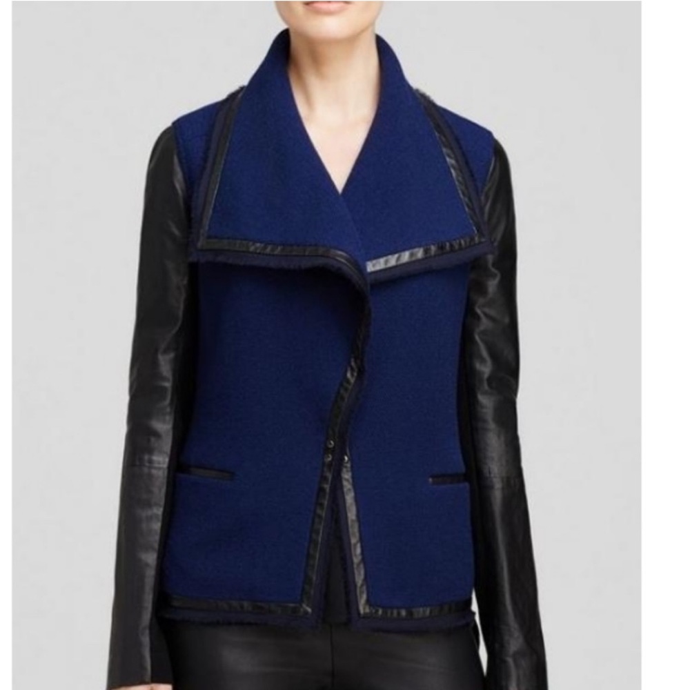 Vince fall colour block jacket